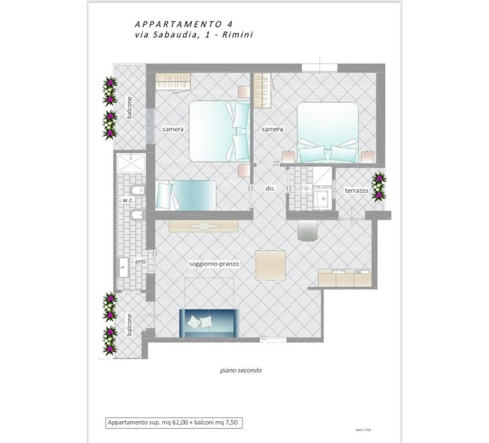 Residence Royal Rimini Zewnętrze zdjęcie